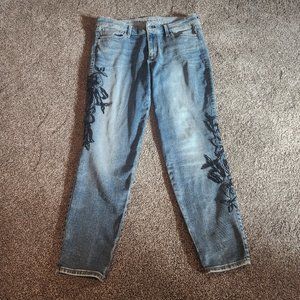 WHBM Beaded jeans